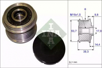 WILMINK GROUP wg1253775 -  Механизм свободного хода генератора